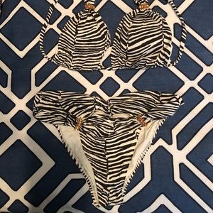 Vix by Paula Hermanny zebra print bikini-sz S
